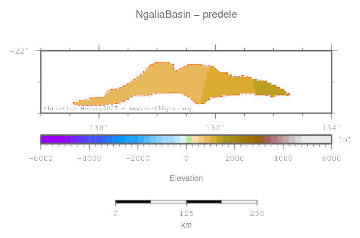 Ngalia Basin location map