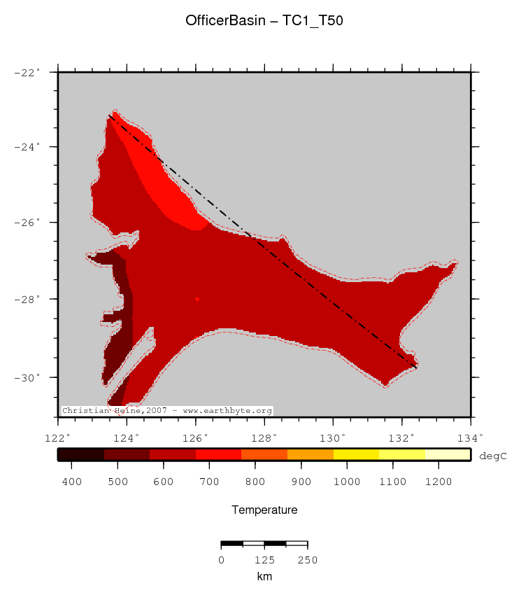 Officer Basin location map