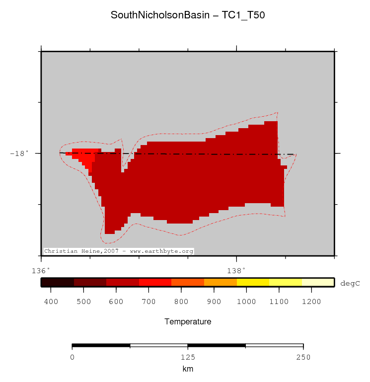 South Nicholson Basin location map