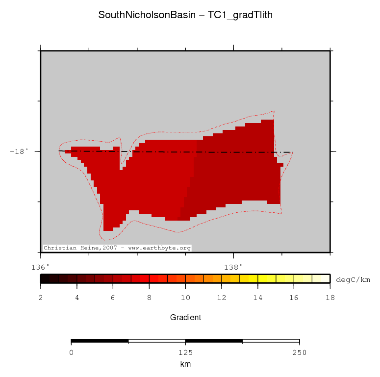 South Nicholson Basin location map