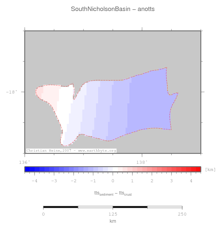 South Nicholson Basin location map