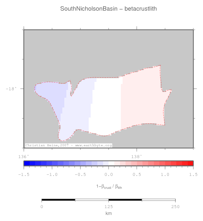 South Nicholson Basin location map