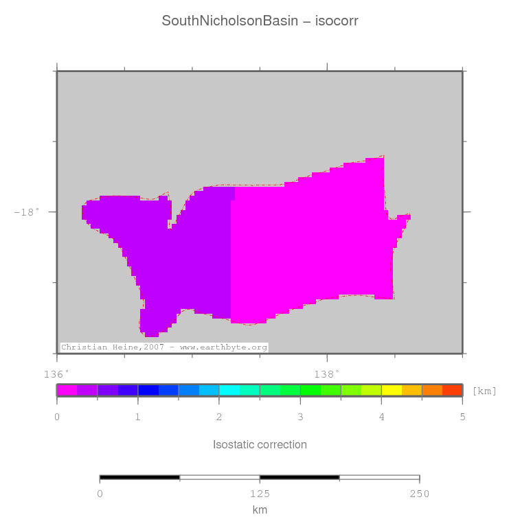 South Nicholson Basin location map