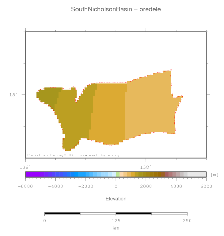 South Nicholson Basin location map