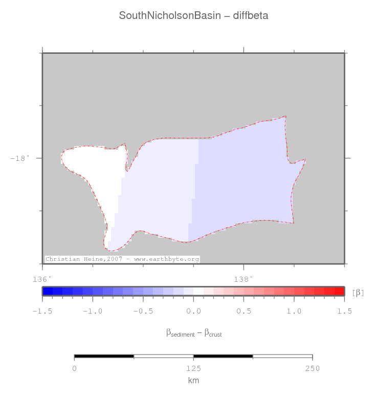 South Nicholson Basin location map