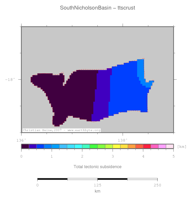 South Nicholson Basin location map