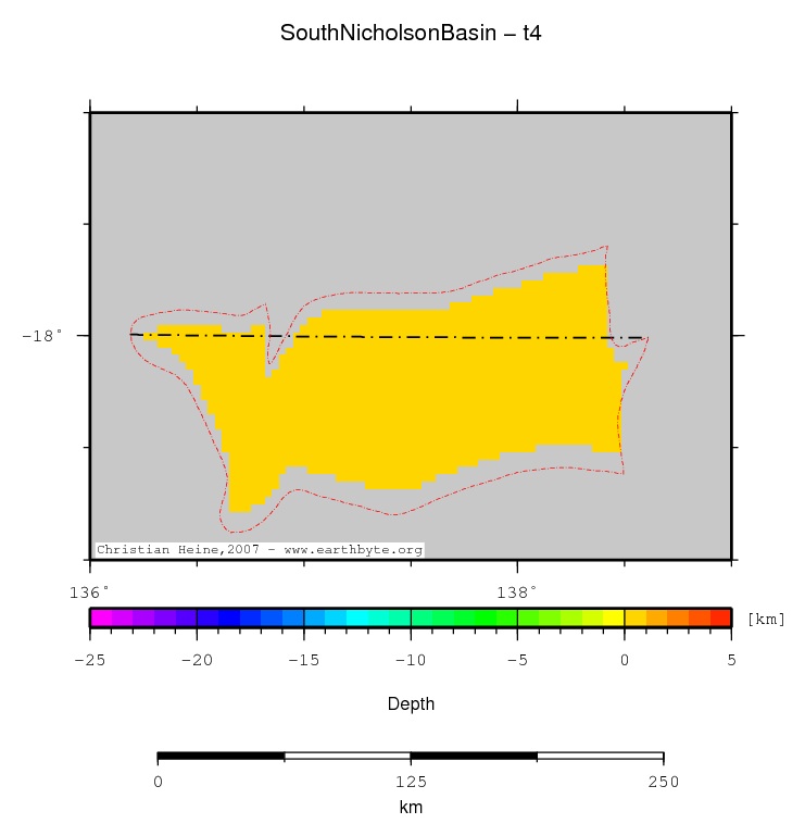 South Nicholson Basin location map