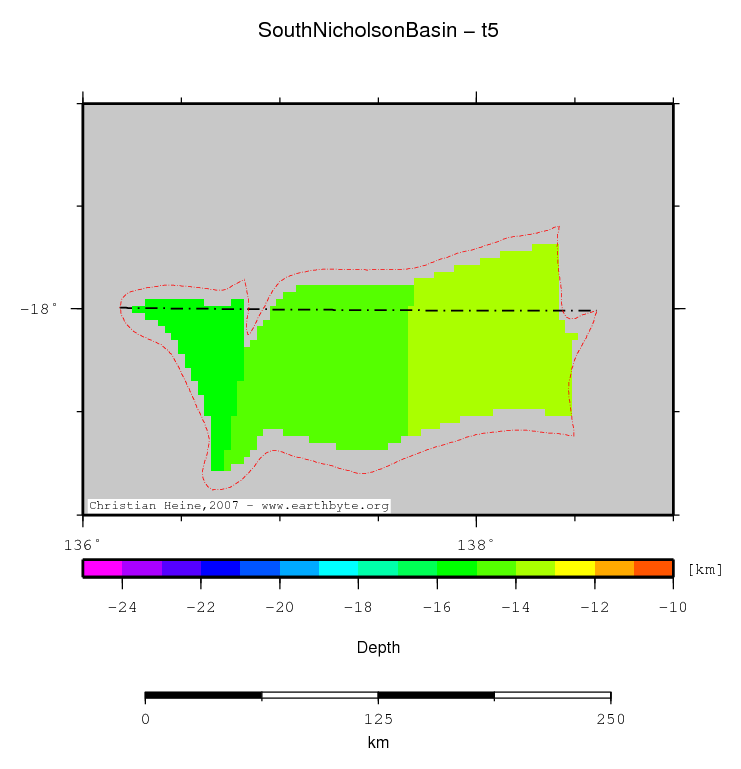 South Nicholson Basin location map