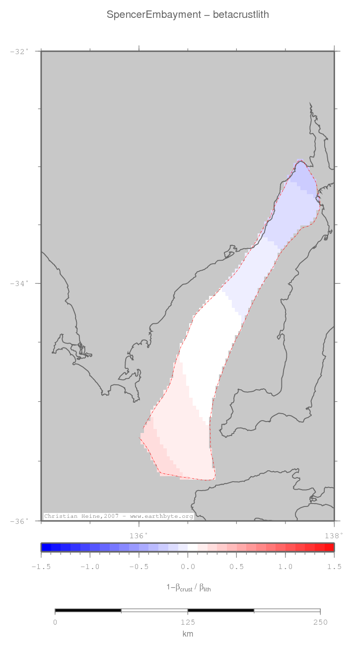 Spencer Embayment location map