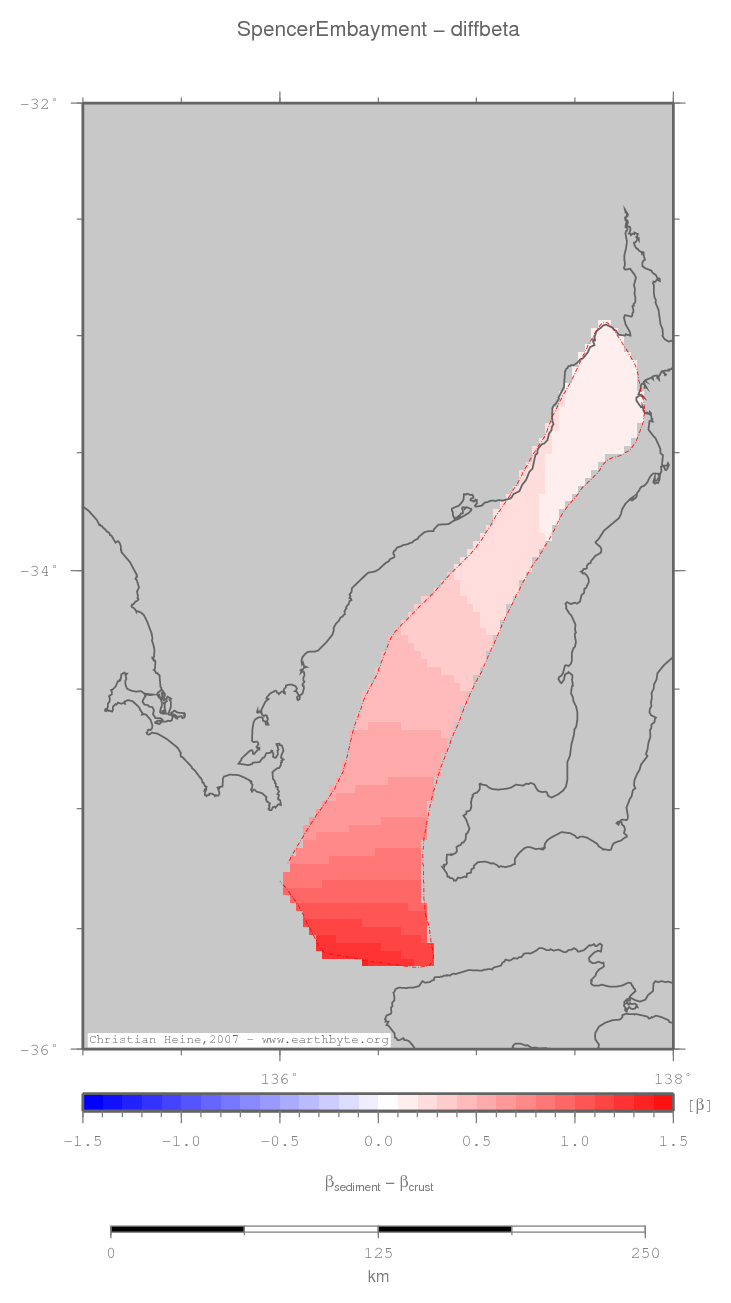 Spencer Embayment location map