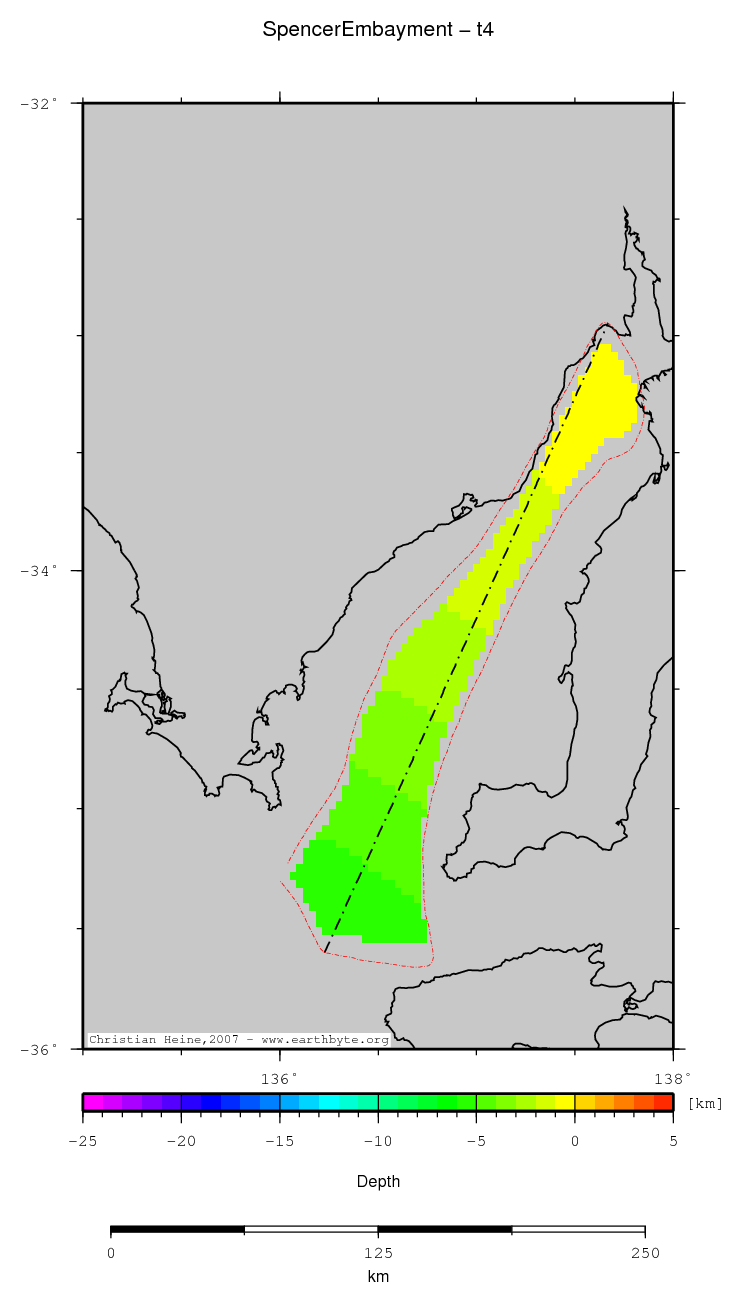 Spencer Embayment location map