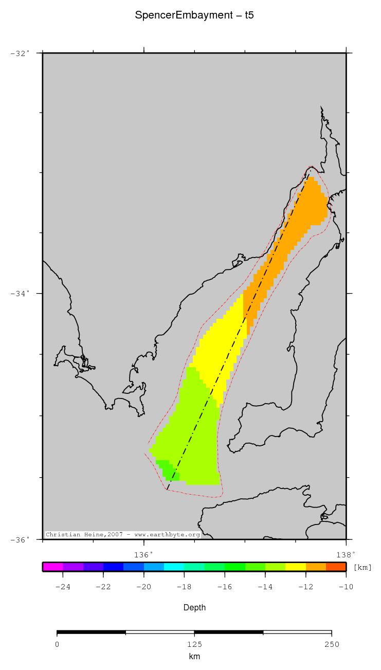 Spencer Embayment location map