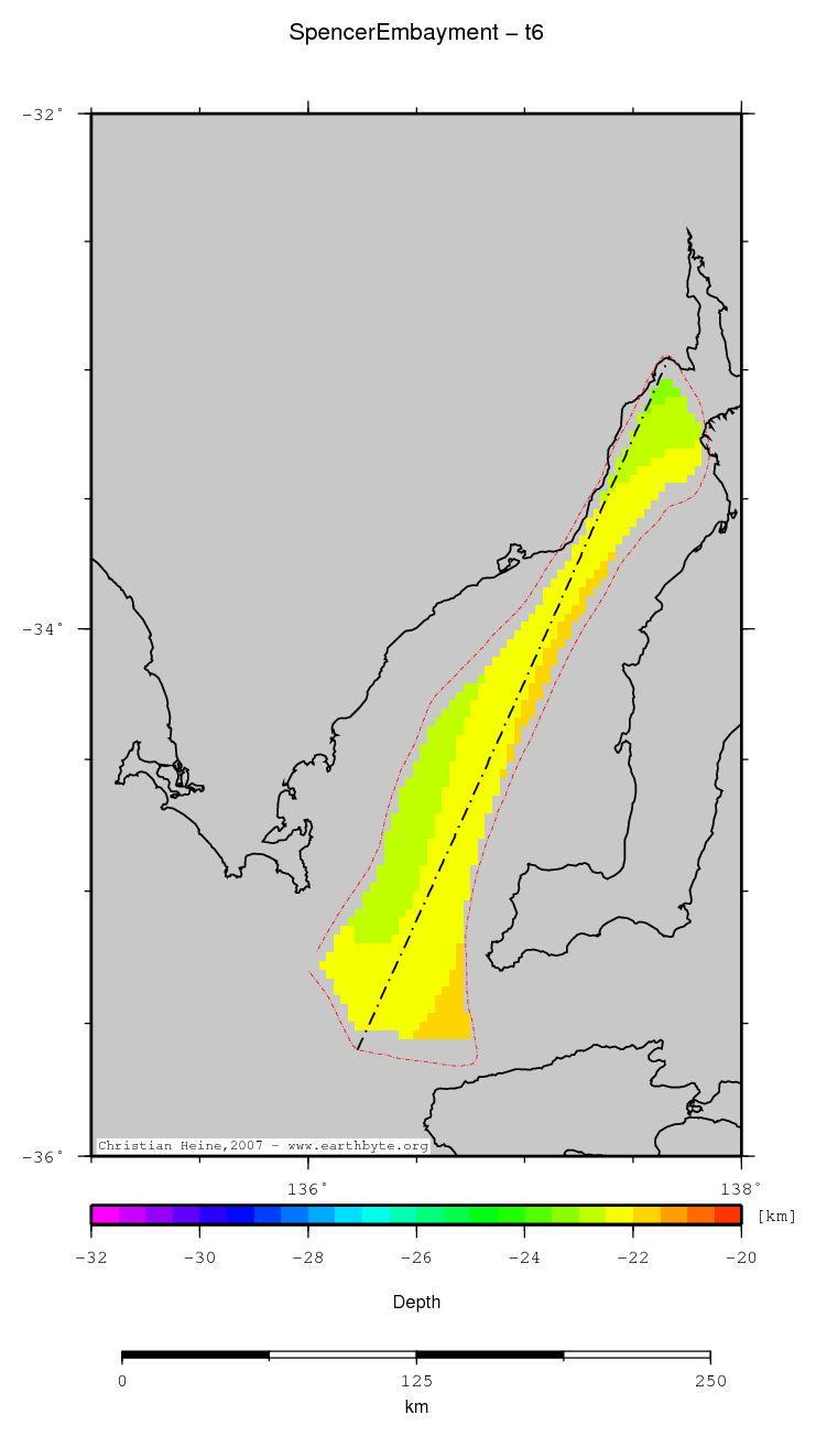 Spencer Embayment location map