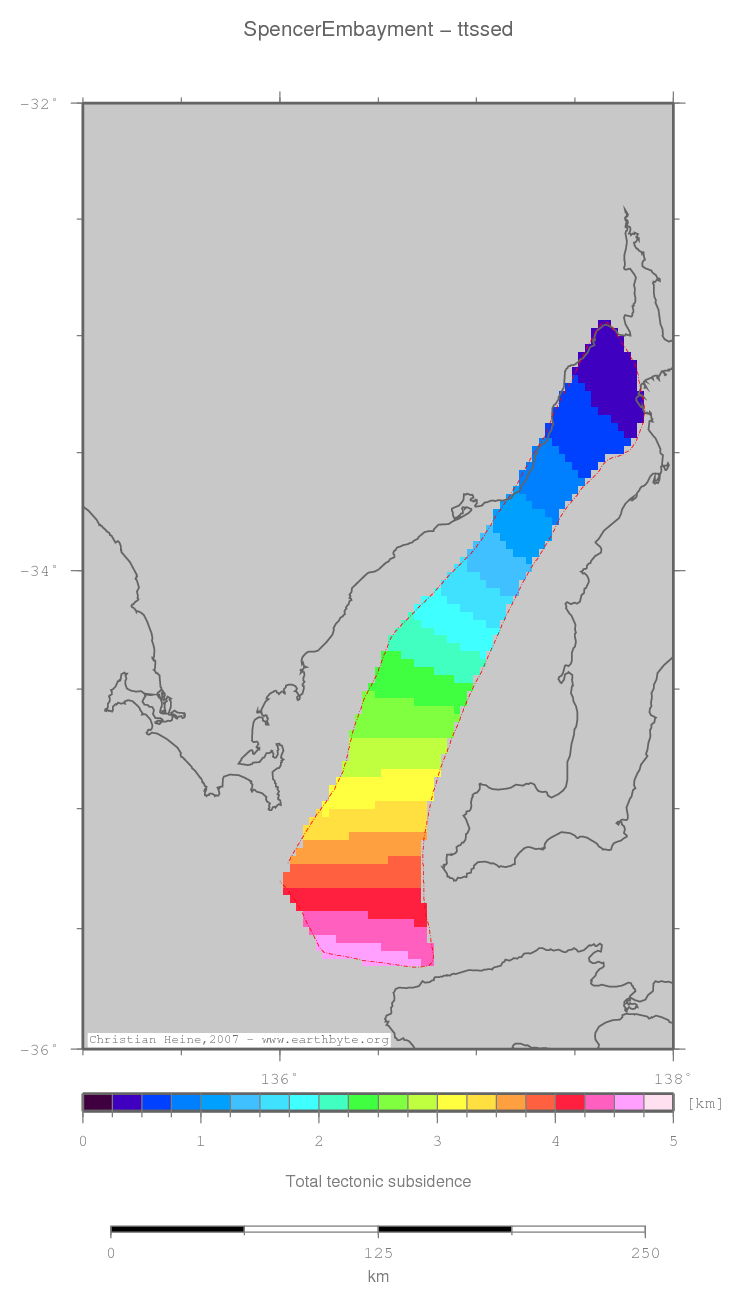 Spencer Embayment location map