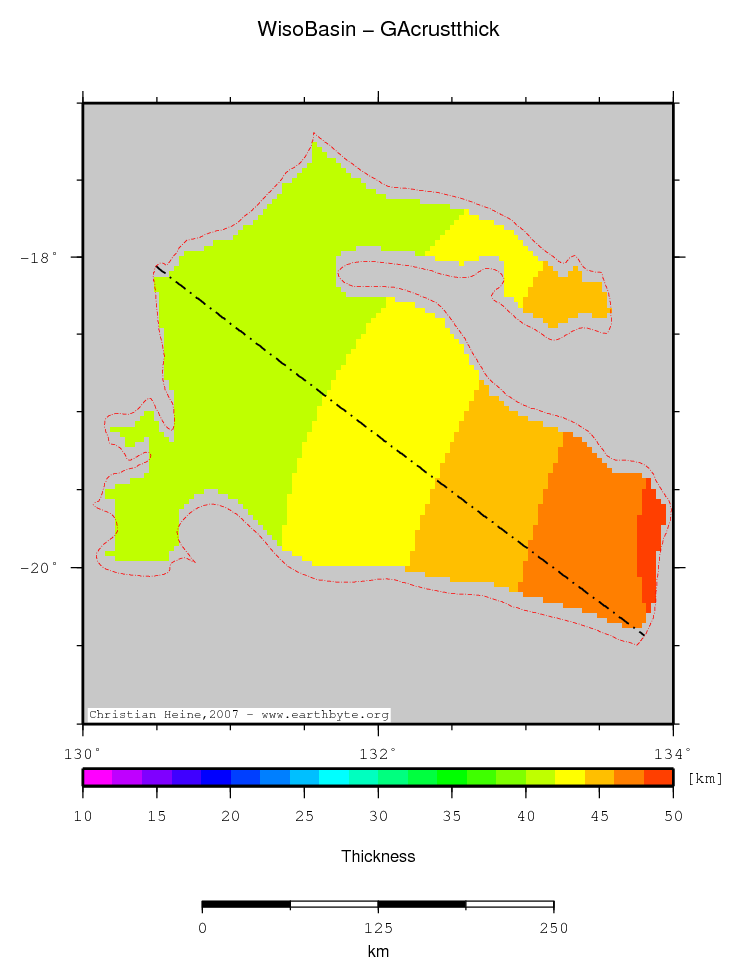 Wiso Basin location map