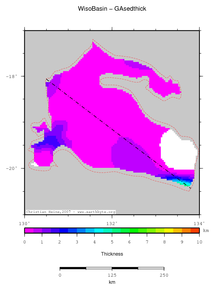 Wiso Basin location map