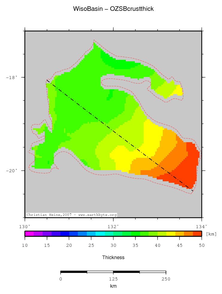 Wiso Basin location map