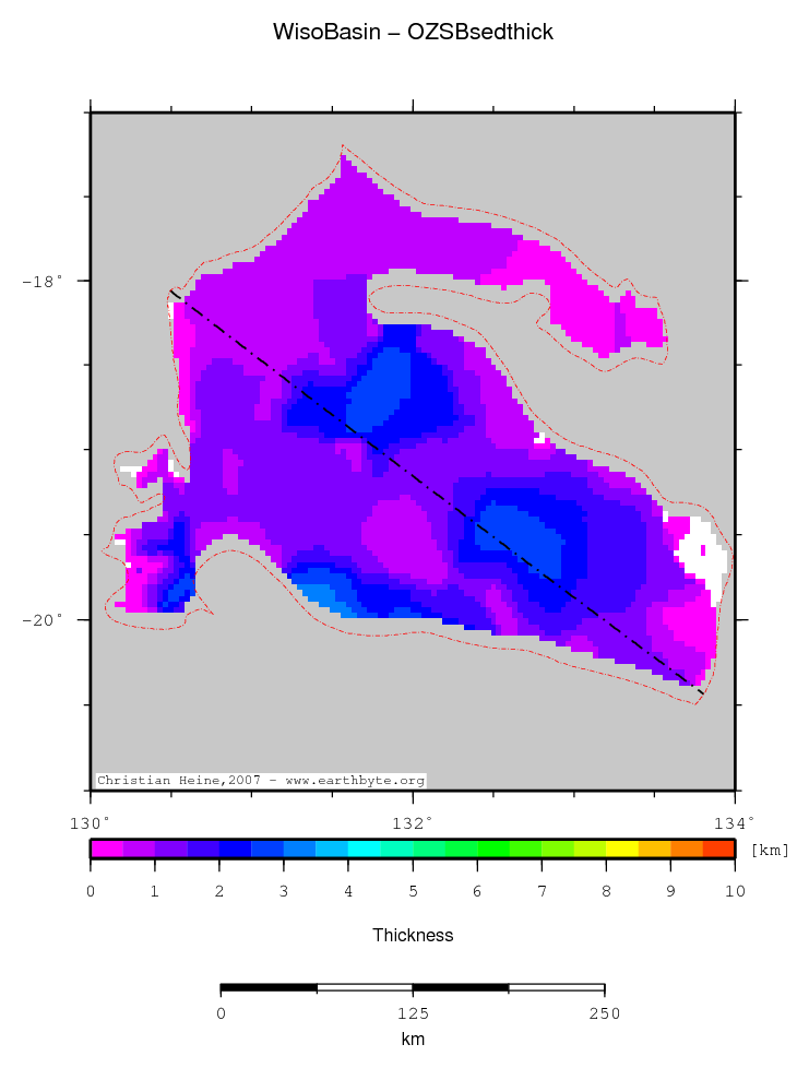 Wiso Basin location map