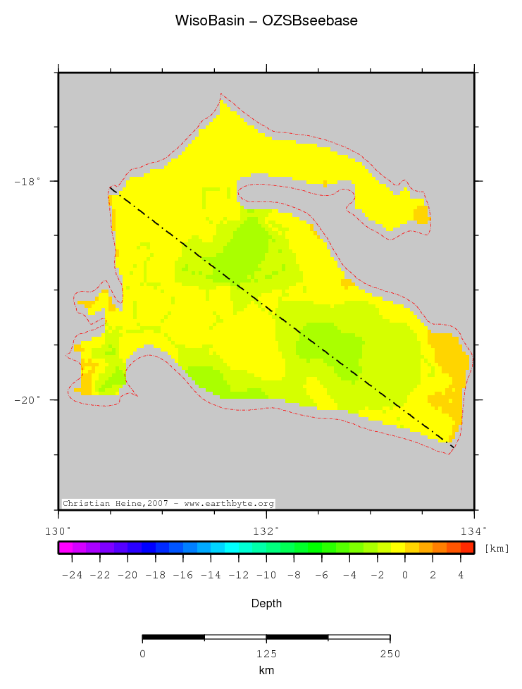 Wiso Basin location map