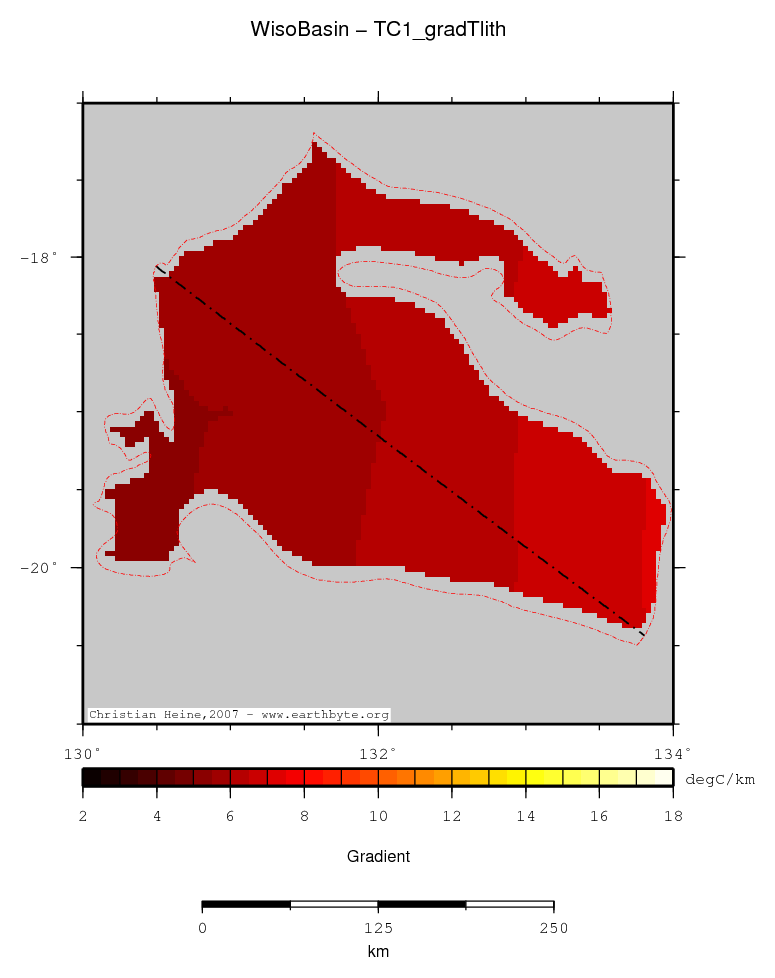 Wiso Basin location map