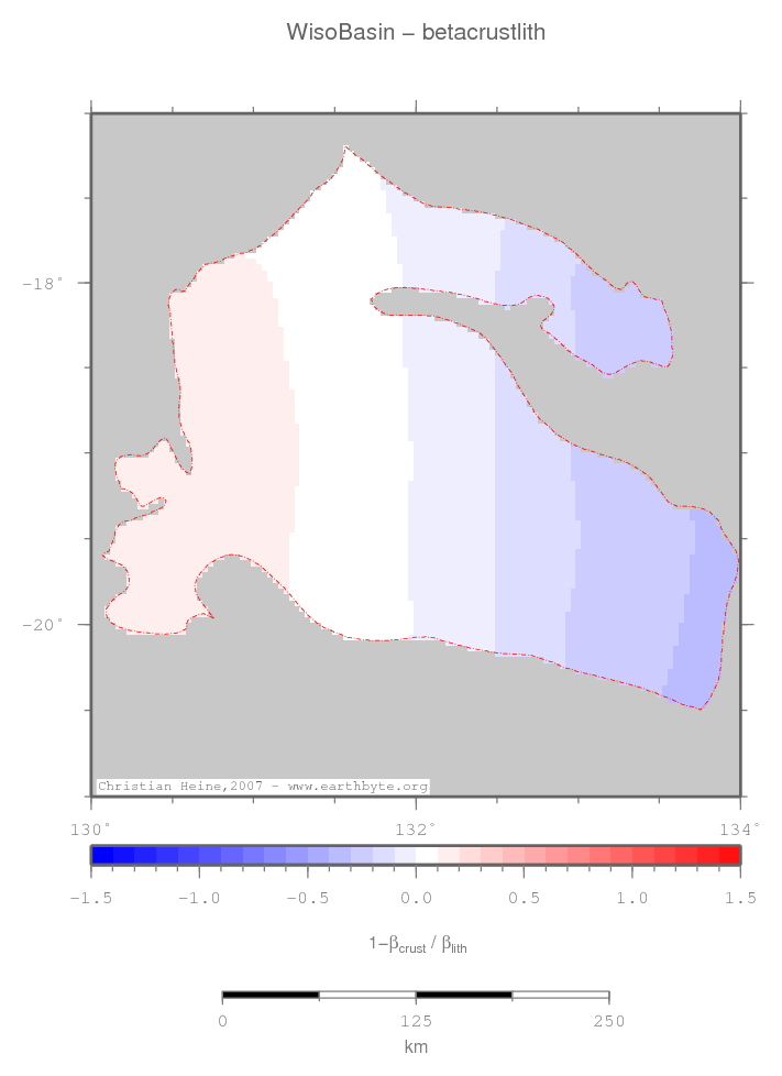 Wiso Basin location map