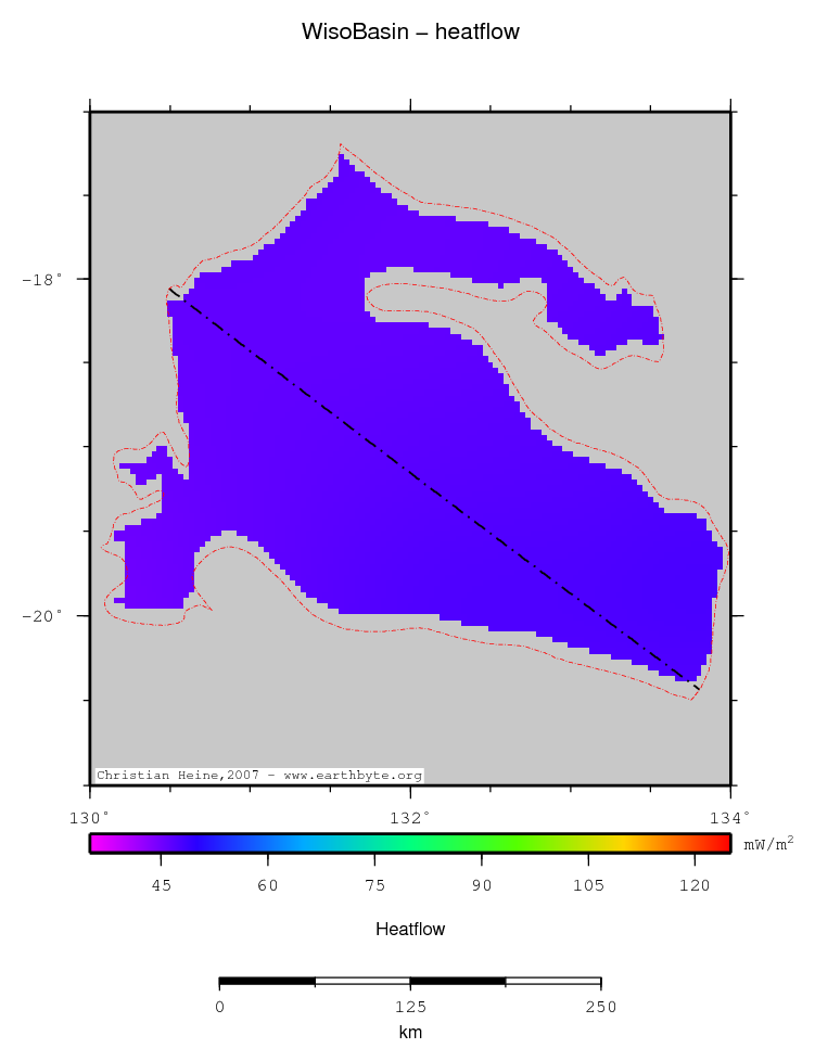 Wiso Basin location map