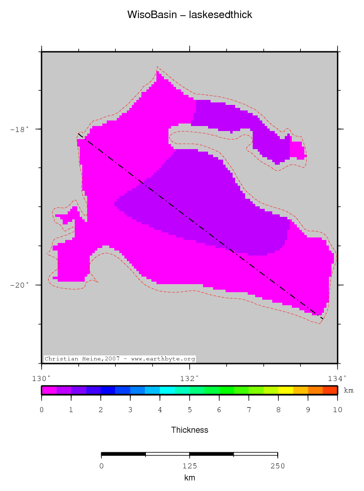 Wiso Basin location map