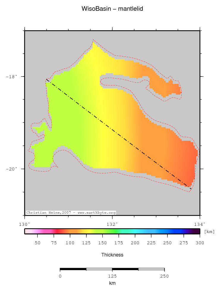 Wiso Basin location map