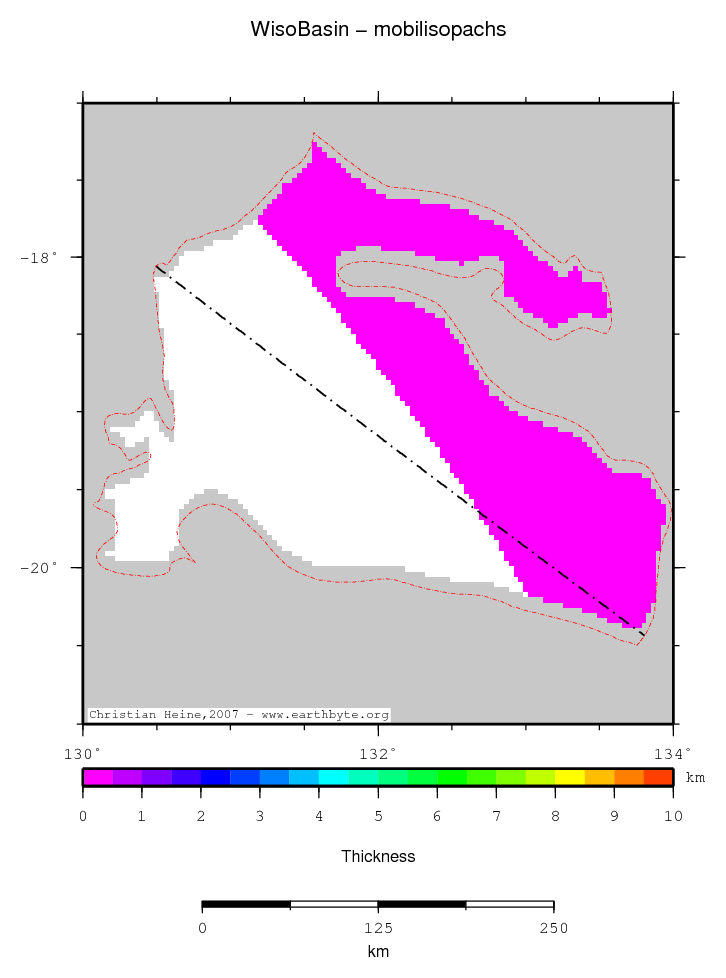 Wiso Basin location map