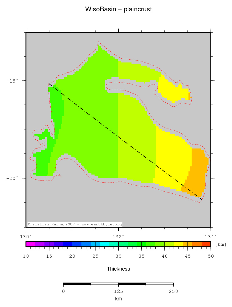 Wiso Basin location map