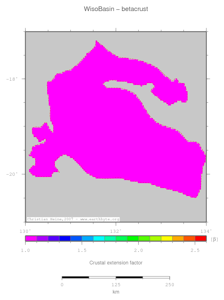 Wiso Basin location map