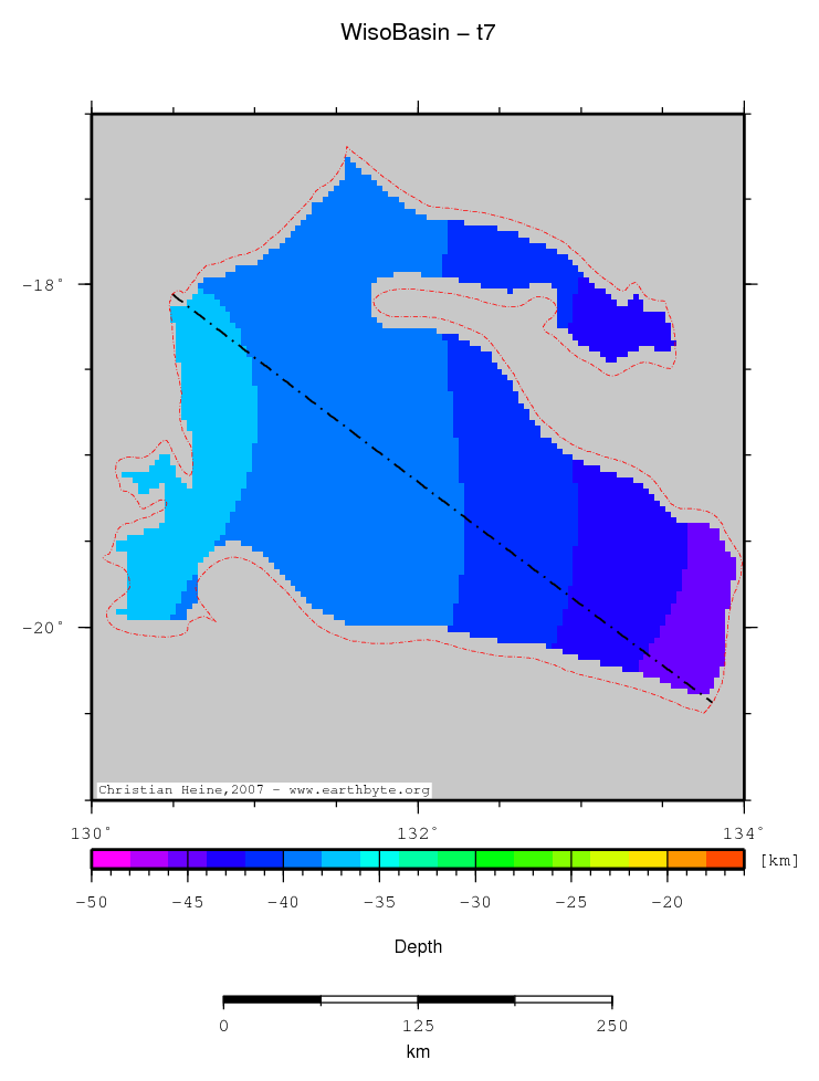 Wiso Basin location map