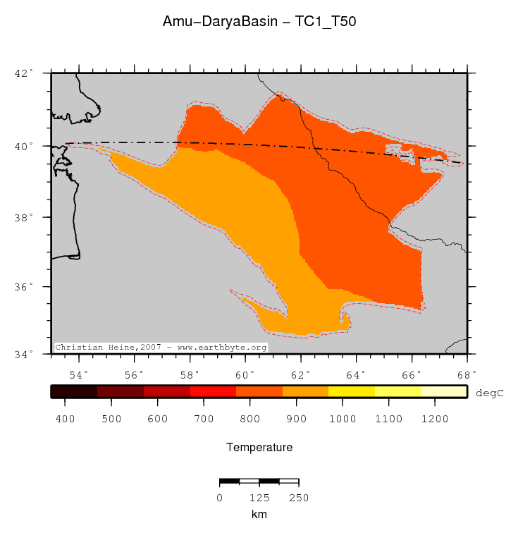 Amu-Darya Basin location map