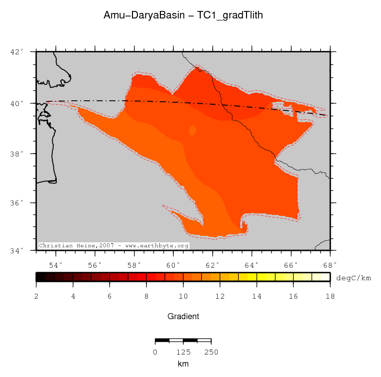 Amu-Darya Basin location map