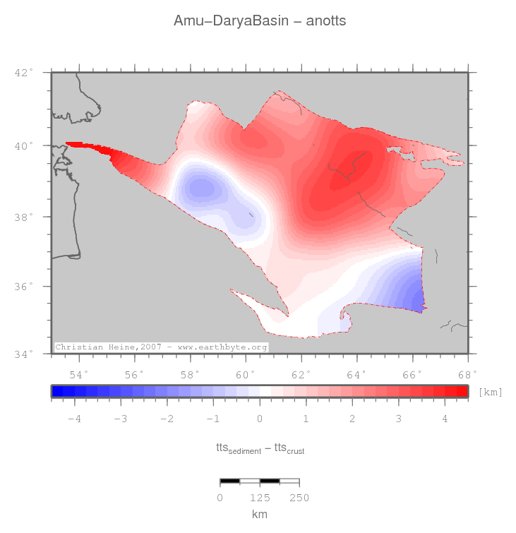 Amu-Darya Basin location map