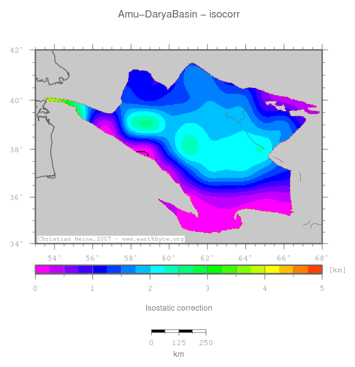 Amu-Darya Basin location map