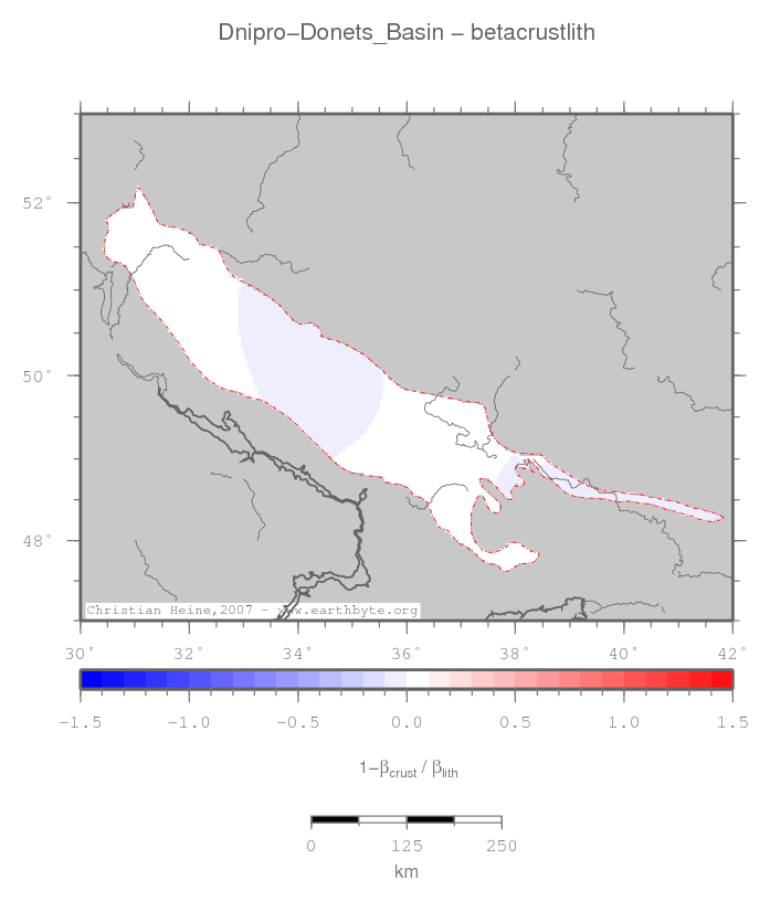 Dnipro-Donets' Basin location map