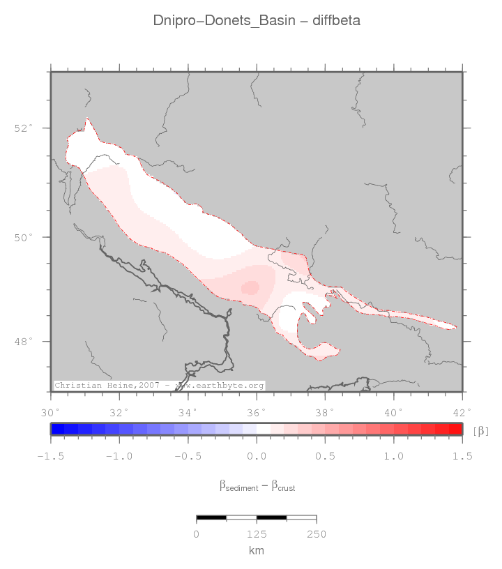 Dnipro-Donets' Basin location map