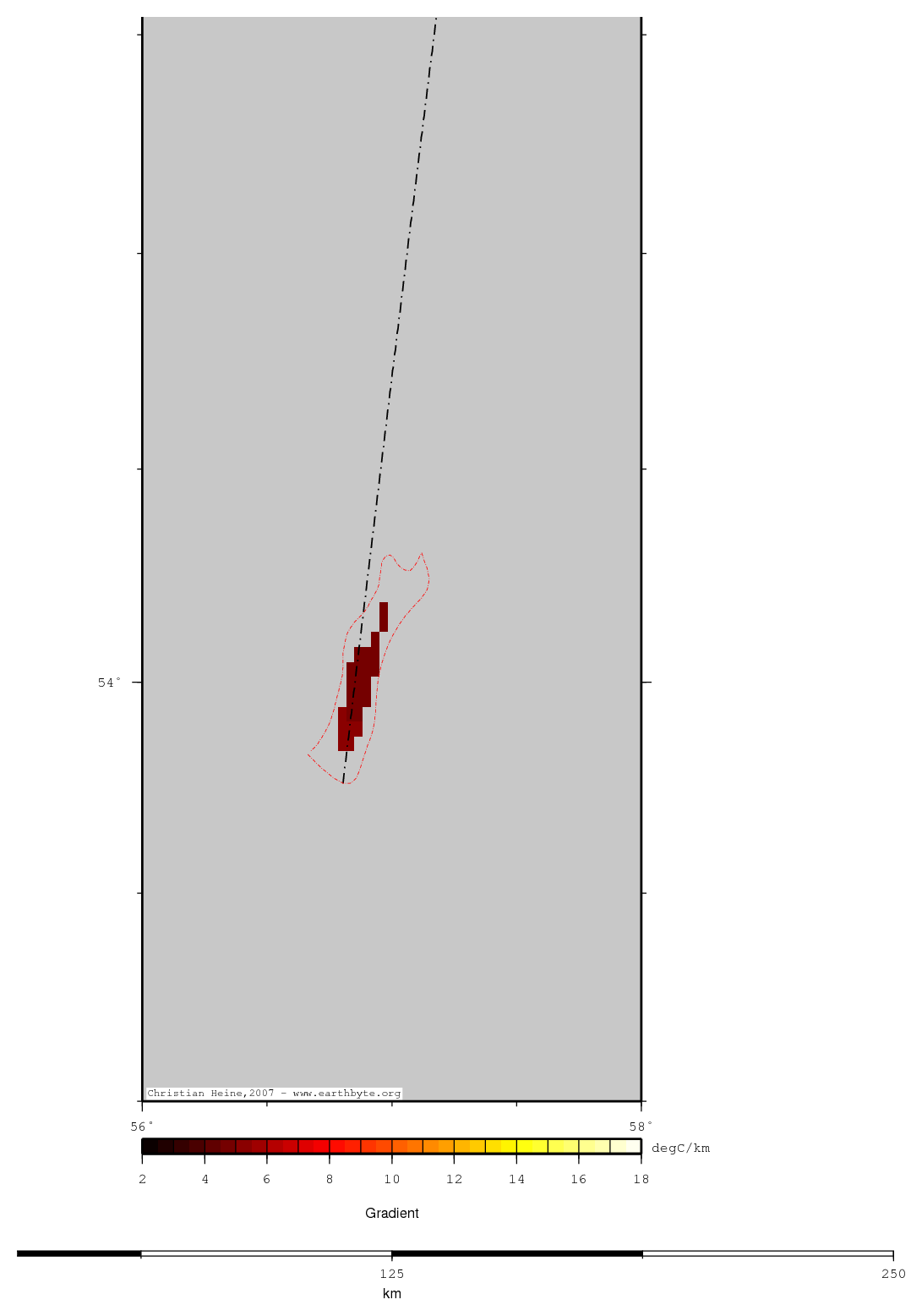 Kama-Kinel Graben System location map