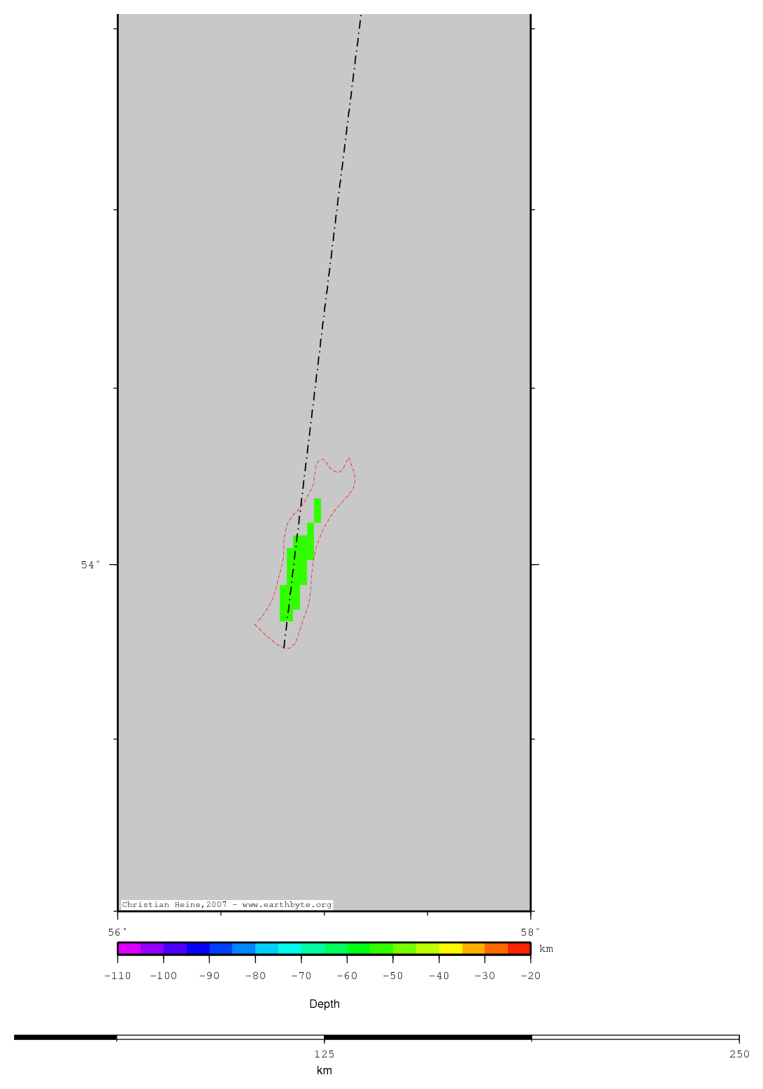 Kama-Kinel Graben System location map