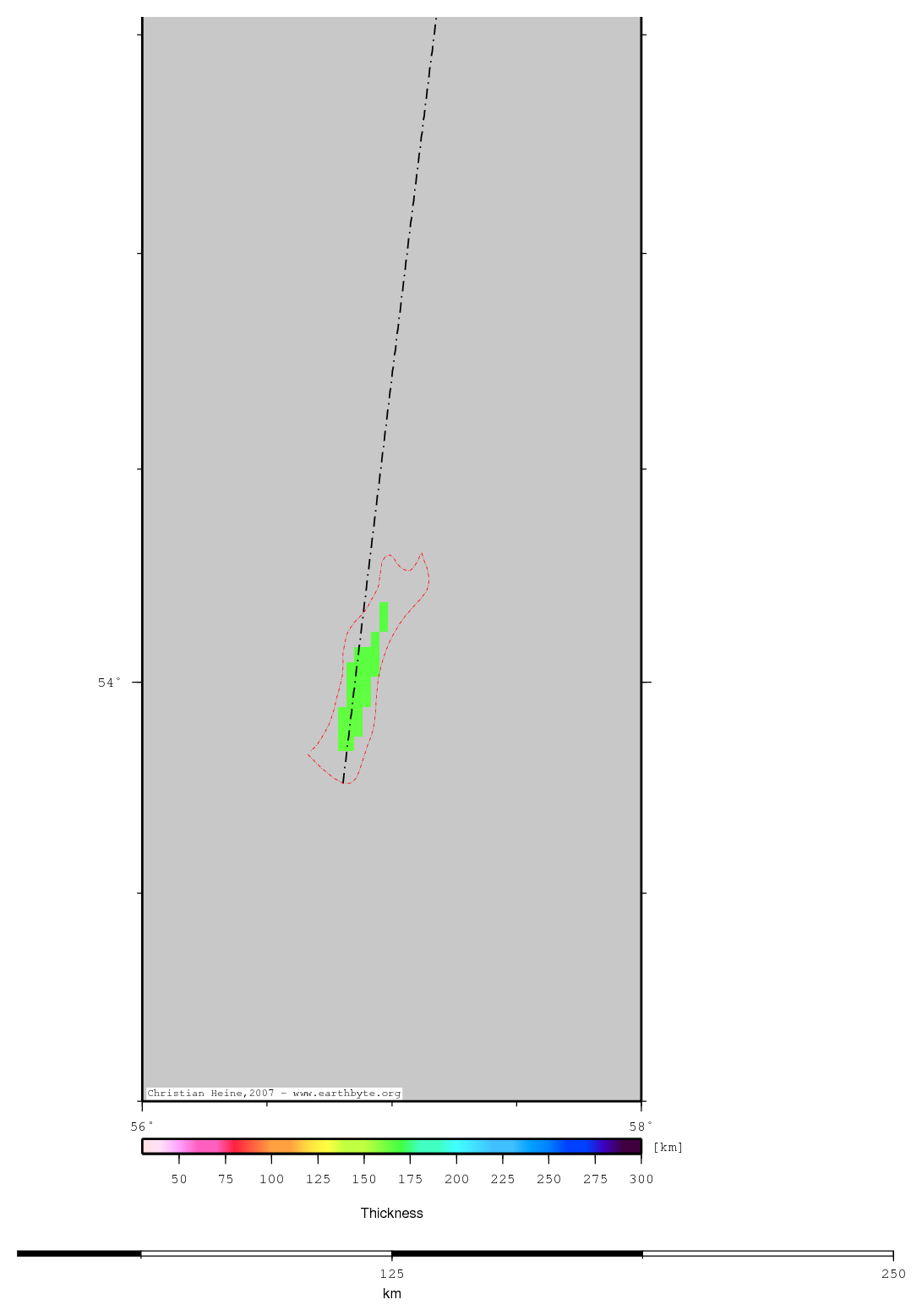 Kama-Kinel Graben System location map