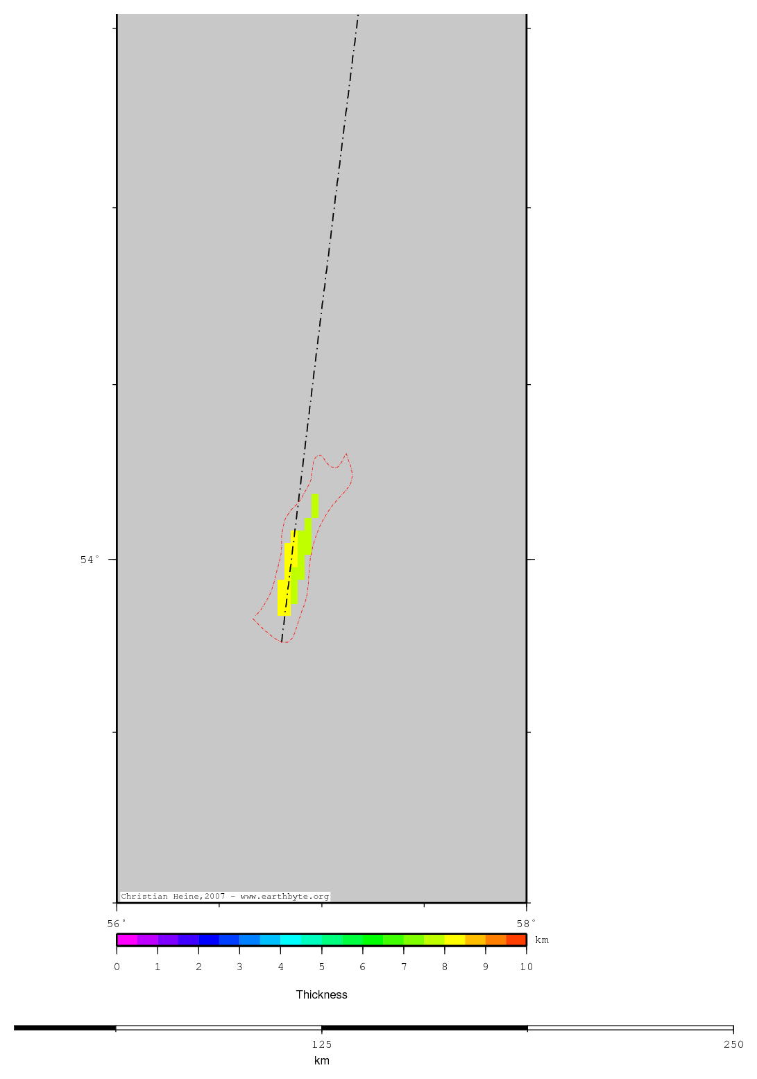 Kama-Kinel Graben System location map