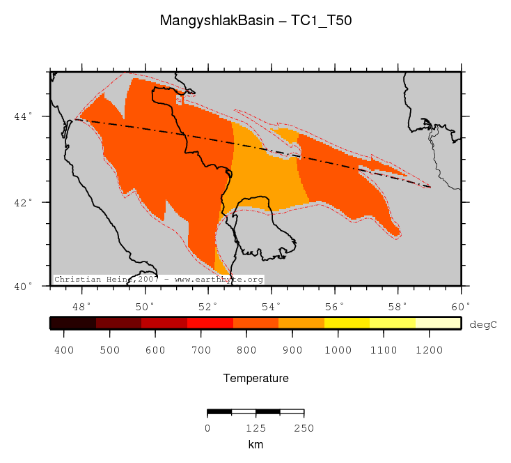 Mangyshlak Basin location map