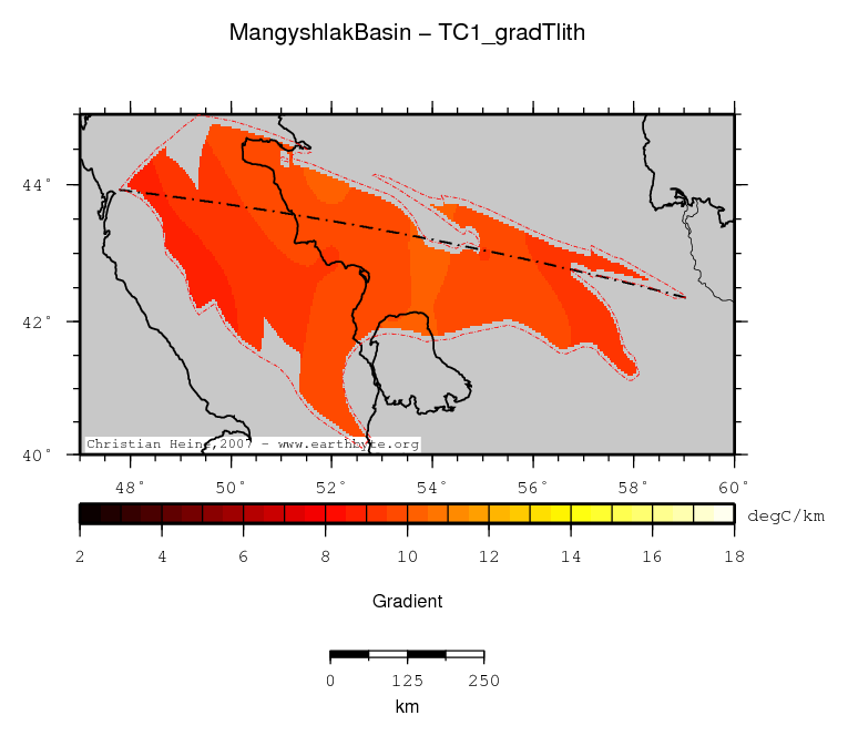 Mangyshlak Basin location map