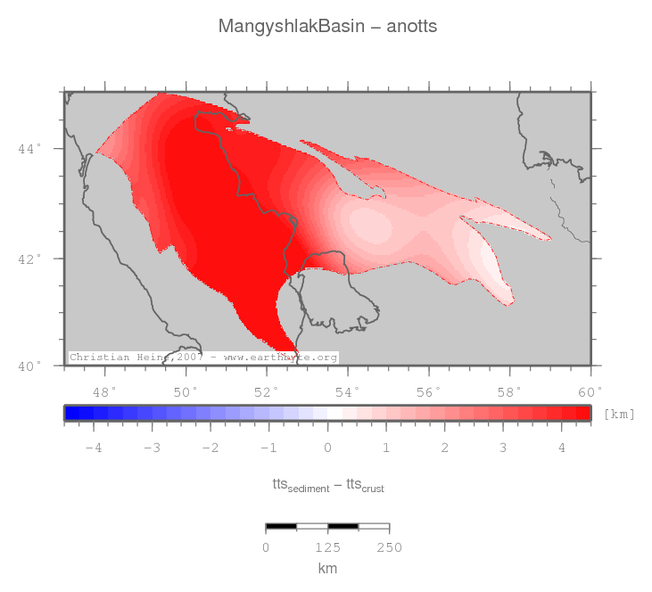 Mangyshlak Basin location map