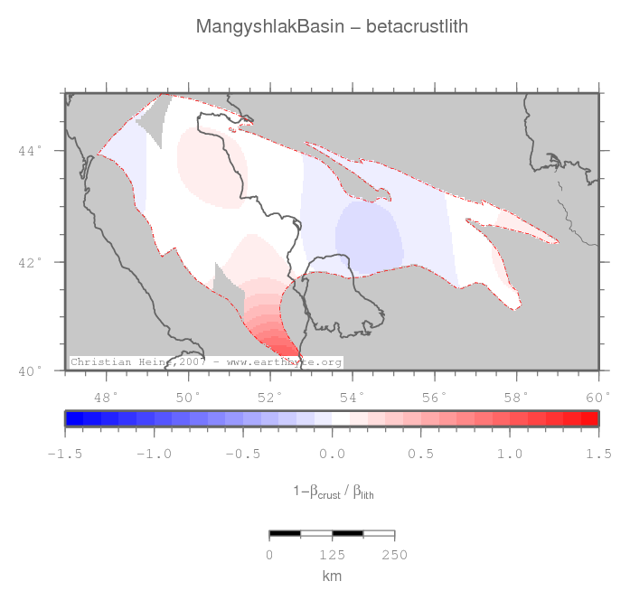 Mangyshlak Basin location map