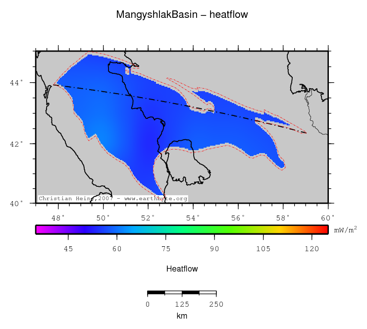 Mangyshlak Basin location map