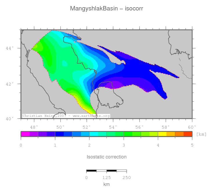 Mangyshlak Basin location map