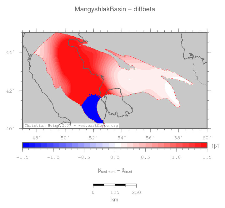 Mangyshlak Basin location map