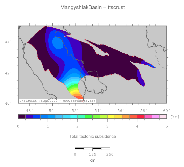 Mangyshlak Basin location map